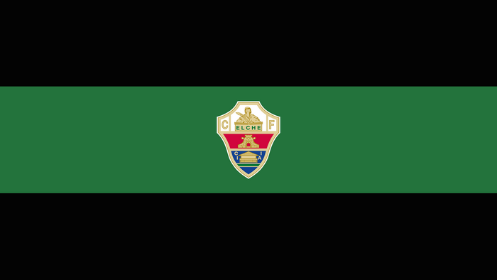 Elche CF soccer club emblem flag