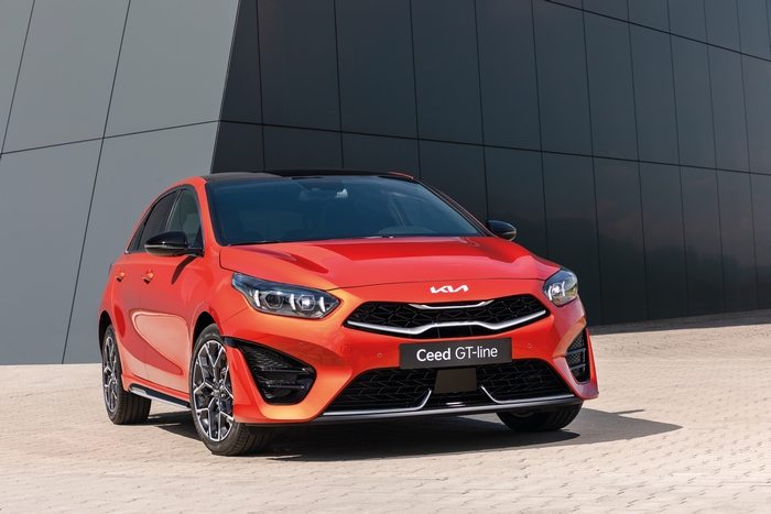 Orange 2021 Kia Ceed GT-Line