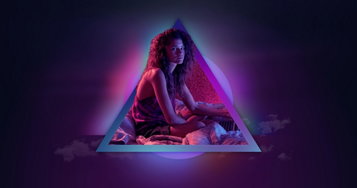 Zendaya Euphoria Neon Triangle