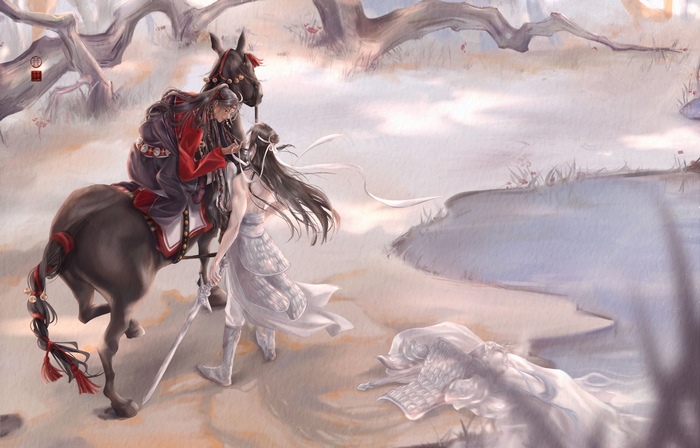 Mo Dao Zu Shi: Wei Wuxian and Lan Wangji's tender moment