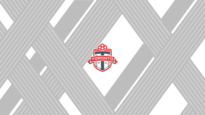 Toronto FC Soccer Emblem with Grey Pattern