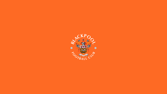 Blackpool F.C. Logo on Orange