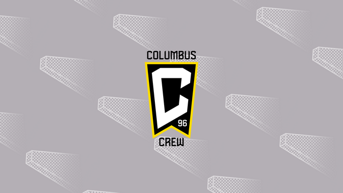 Columbus Crew Soccer Emblem with Goal Pattern