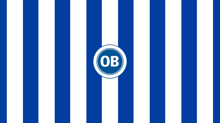 Odense Boldklub OB Soccer Club Logo Emblem