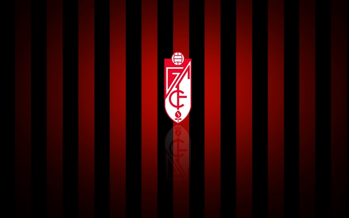 Granada CF Logo Red Black Stripes