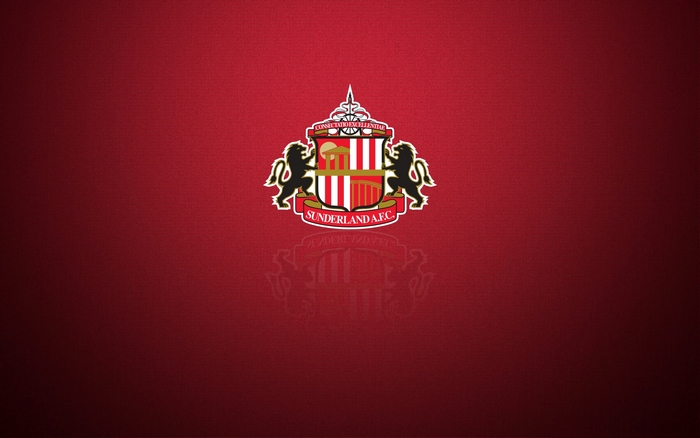 Sunderland A.F.C. Logo on Red Background