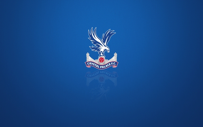 Crystal Palace F.C. Logo on Blue Background