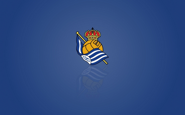 Real Sociedad logo emblem on blue background