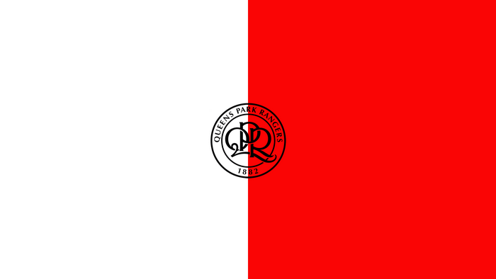 Queens Park Rangers F.C. logo on white and red background