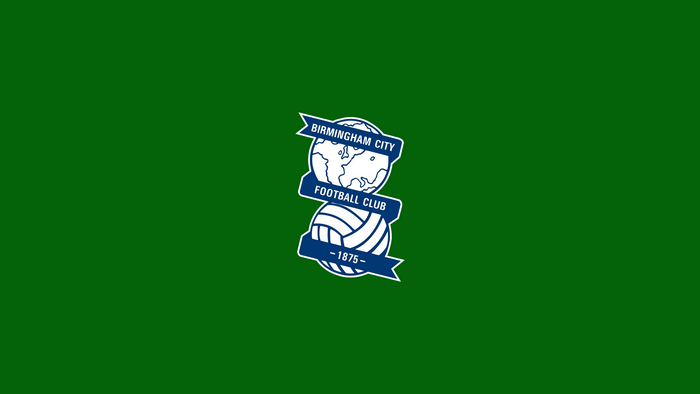 Birmingham City Football Club emblem on green background