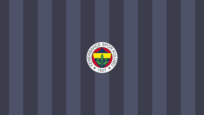 Fenerbahçe S.K. logo on striped background