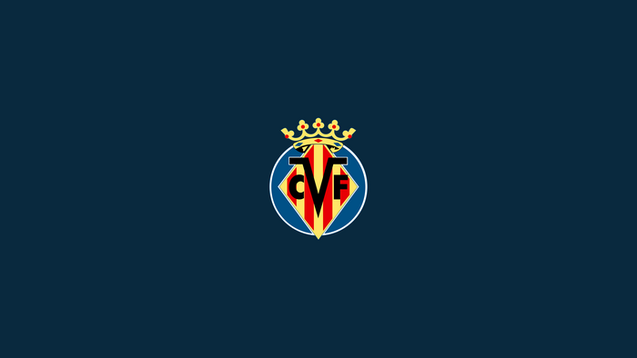 Villarreal CF logo on dark blue background