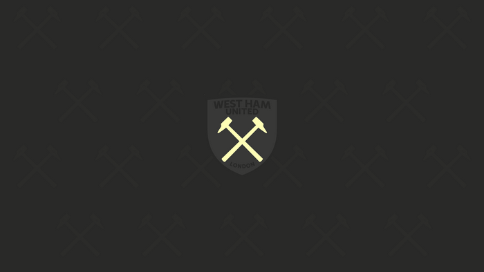 West Ham United London logo with hammers