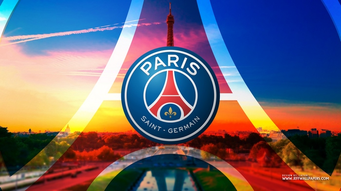 Paris Saint-Germain Crest with Eiffel Tower