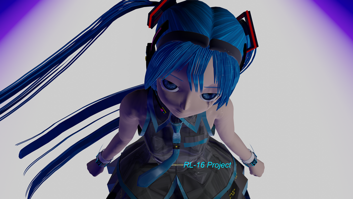 Hatsune Miku RL-16 Project Blender 3D