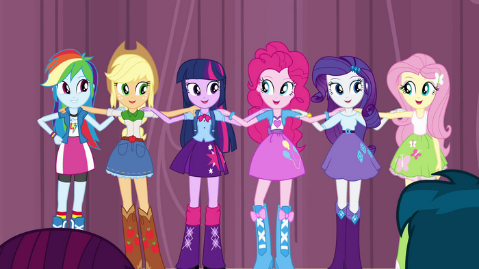 My Little Pony: Equestria Girls holding hands
