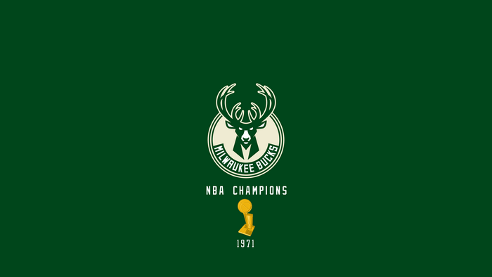 Milwaukee Bucks NBA Champions 1971 Logo