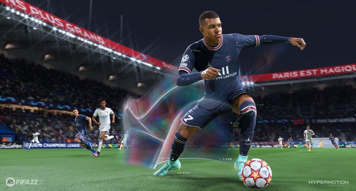Kylian Mbappé in Action Paris Saint-Germain