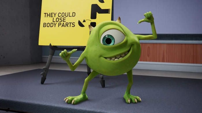Mike Wazowski from Monsters At Work