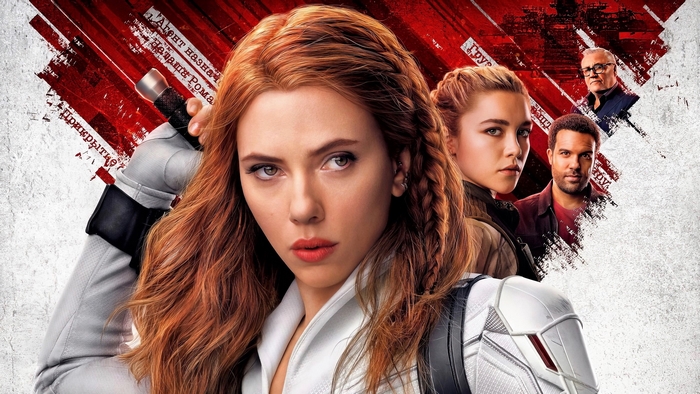 Black Widow Movie Poster with Scarlett Johansson