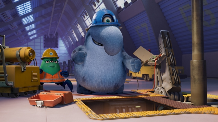 Monsters At Work: Fritz and Duncan on construction site