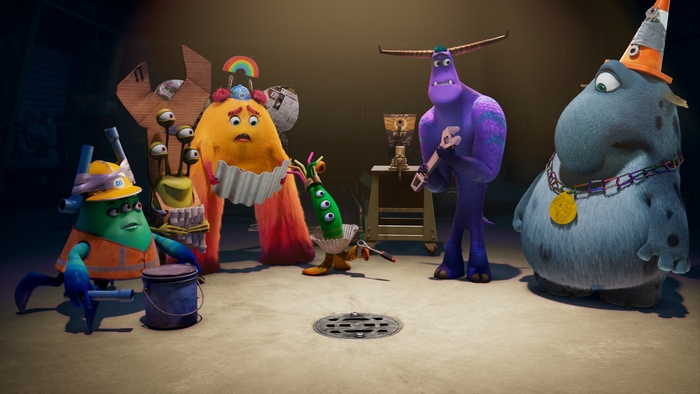 Monsters At Work: Val, Duncan, Fritz, and Tylor