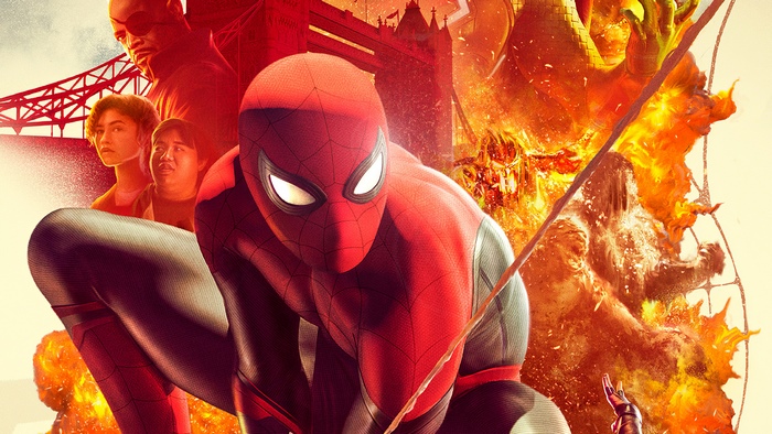 Spider-Man: Far From Home Poster with Nick Fury