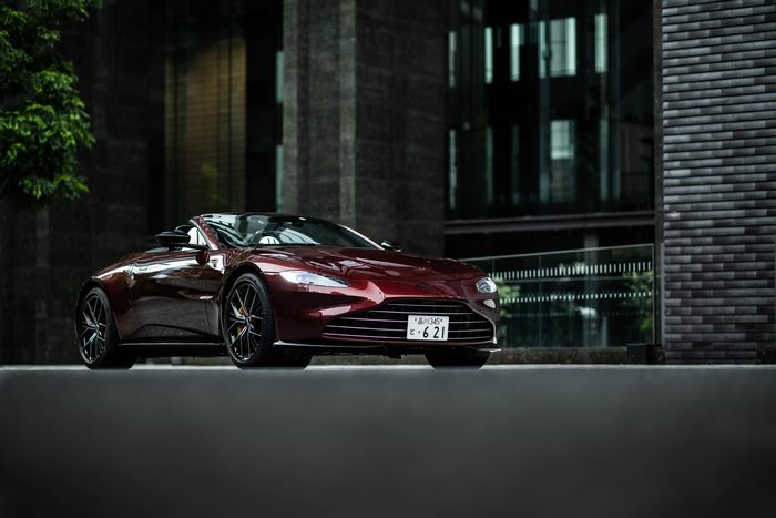 Red 2021 Aston Martin Vantage Roadster in City