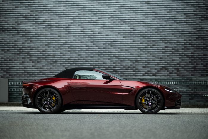 Red 2021 Aston Martin Vantage Roadster