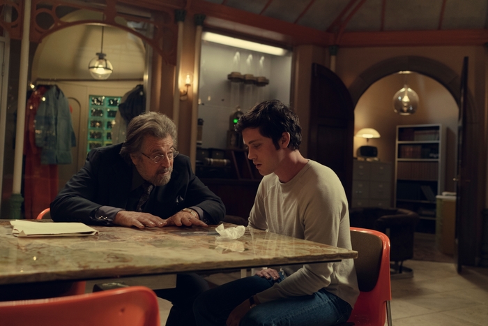 Al Pacino and Logan Lerman in Hunters
