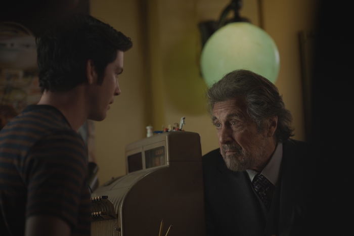Al Pacino and Logan Lerman in Hunters
