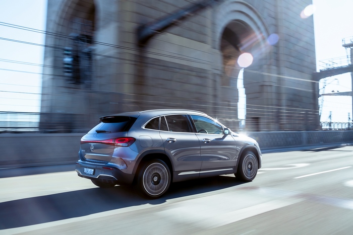 Grey 2021 Mercedes-Benz EQA 250 AMG Line SUV