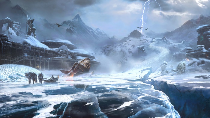 God of War Ragnarok 4K Game Art