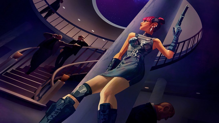 Kor from Fortnite on the Job loading screen 4K