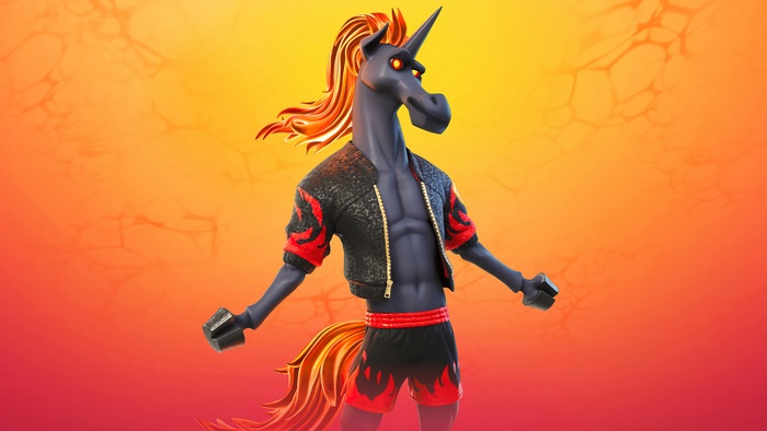 Fabio Sparklemane from Fortnite Flame Roasted 4K