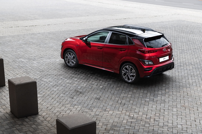Red 2021 Hyundai Kona N Line SUV