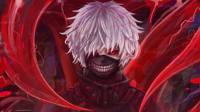Ken Kaneki from Tokyo Ghoul in