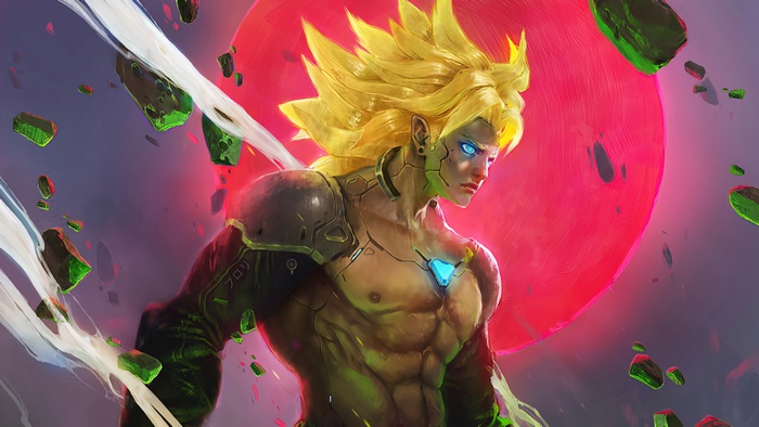 Android Broly from Dragon Ball 4K