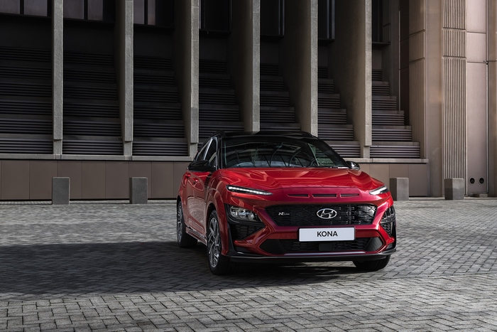 Red 2021 Hyundai Kona N Line SUV