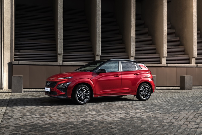 Red 2021 Hyundai Kona N Line SUV