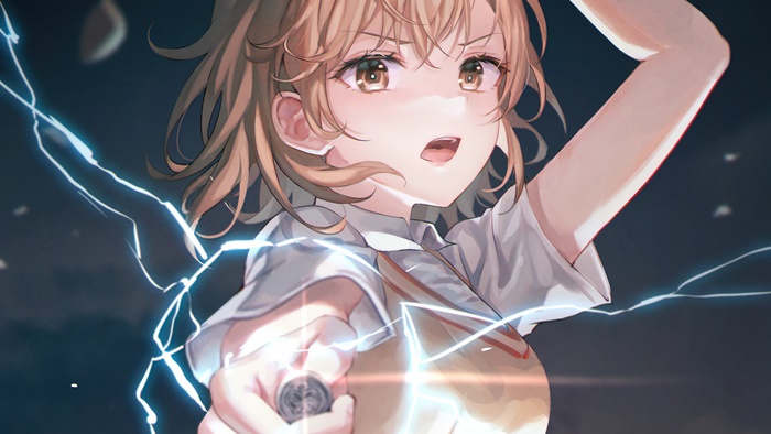 Mikoto Misaka from A Certain Magical Index 4K Art