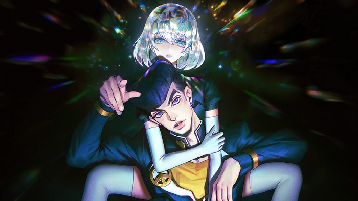 Josuke Higashikata and Diamond is Unbreakable from JoJo's Bizarre Adventure 4K