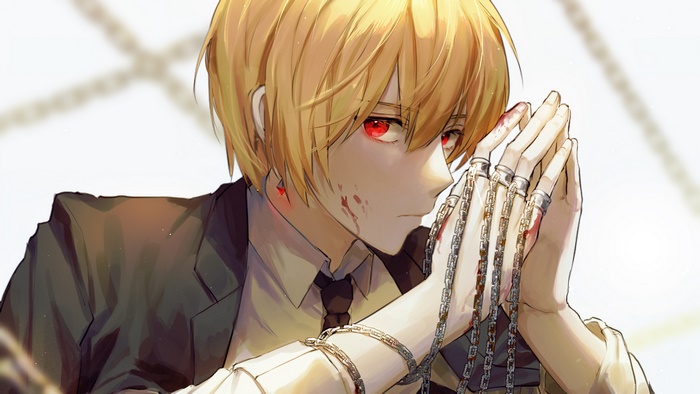 Kurapika with Scarlet Eyes from Hunter x Hunter 4K