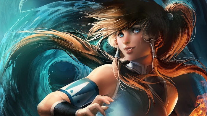 Korra from The Legend of Korra 4K