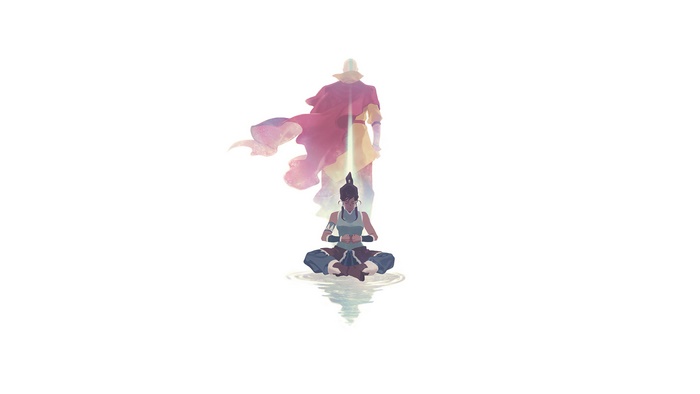 Korra and Aang from The Legend of Korra 4K