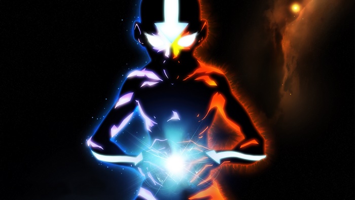 Aang from Avatar: The Last Airbender in Avatar State 4K