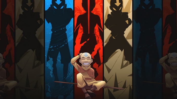 Aang from Avatar: The Last Airbender 4K