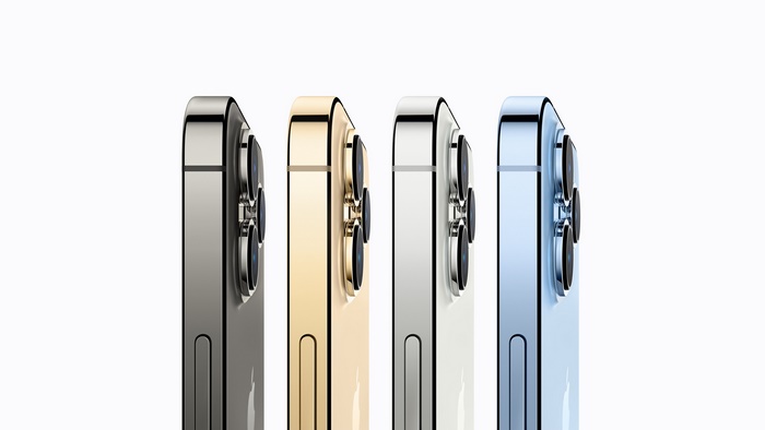 iPhone 13 Pro in different colors