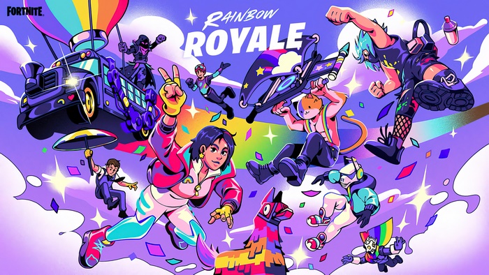 Fortnite Rainbow Royale Artwork