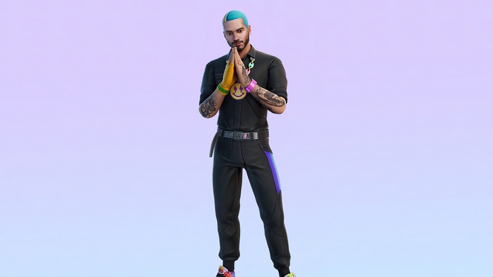 J Balvin skin from Fortnite 4K